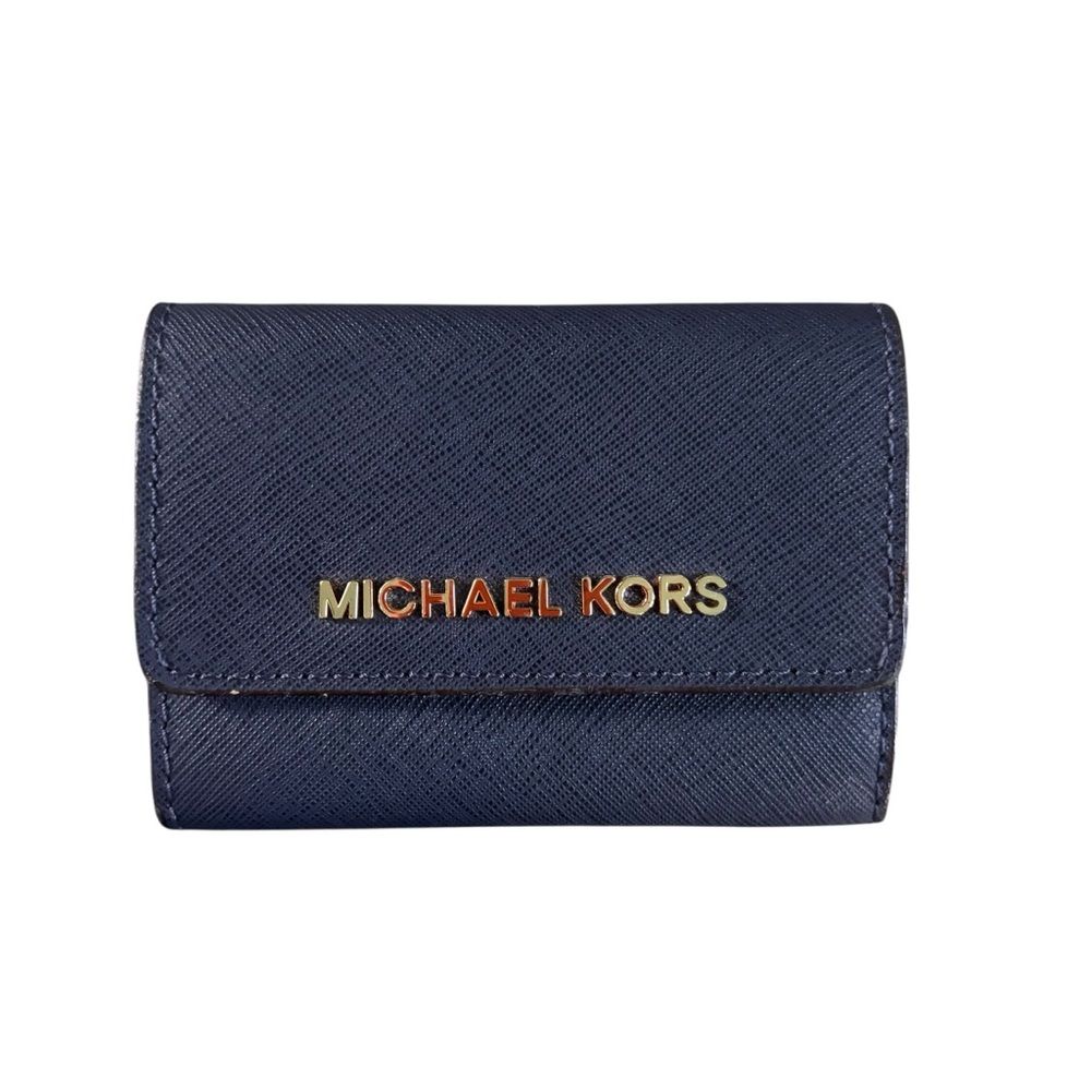 MK JET SET TRAVEL SAFFIANO LEATHER COIN PURSE